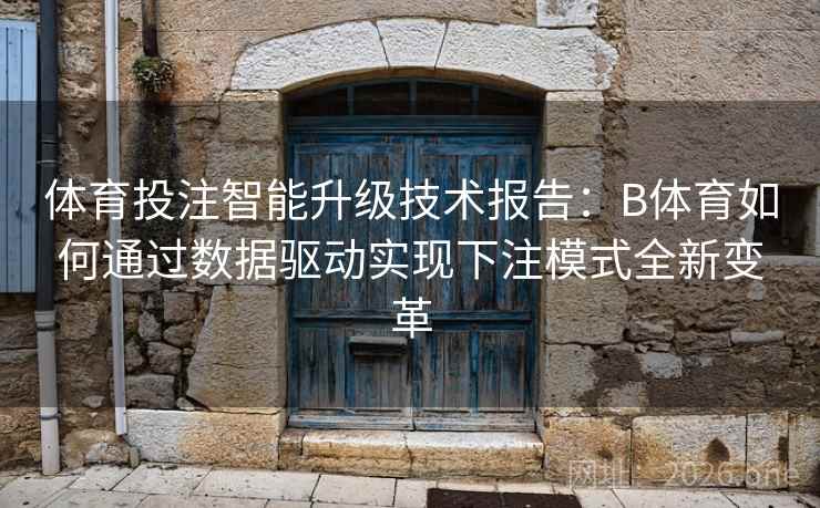 体育投注智能升级技术报告：B体育如何通过数据驱动实现下注模式全新变革