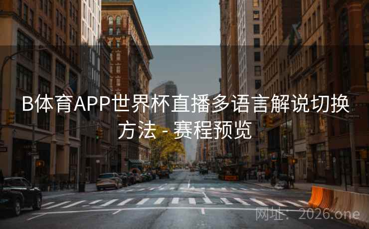 B体育APP世界杯直播多语言解说切换方法 - 赛程预览