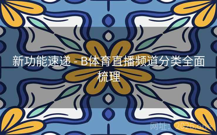 新功能速递 - B体育直播频道分类全面梳理