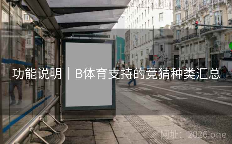 功能说明｜B体育支持的竞猜种类汇总