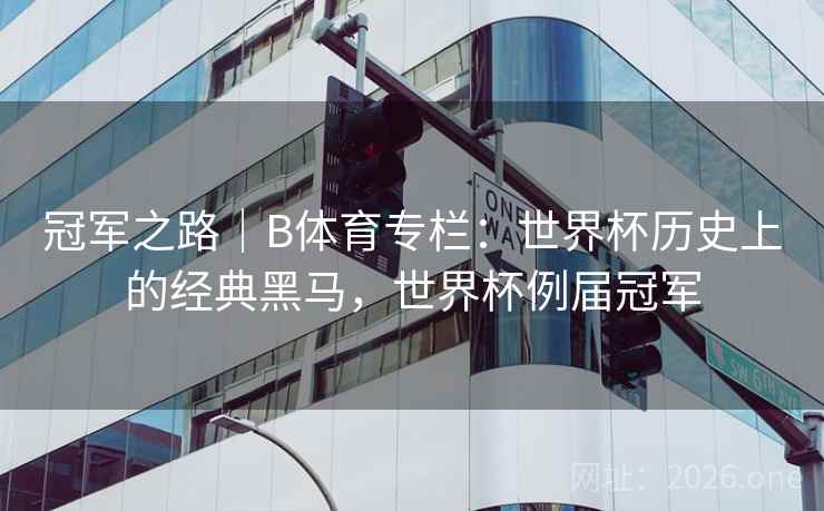 冠军之路｜B体育专栏：世界杯历史上的经典黑马，世界杯例届冠军