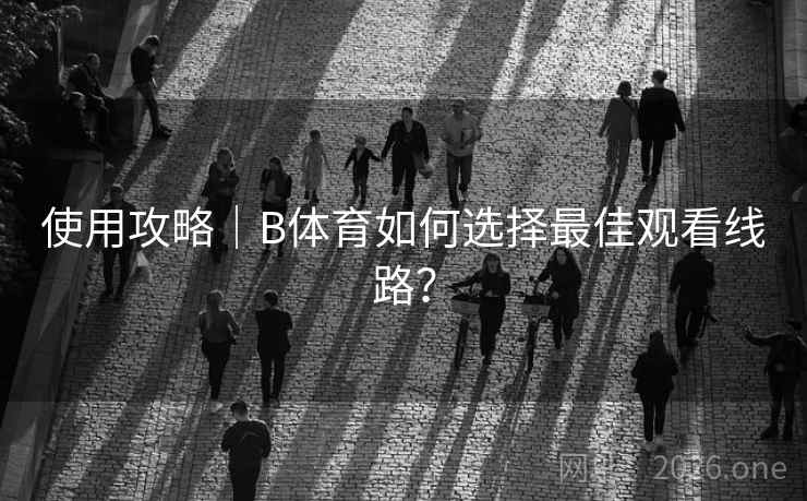 使用攻略｜B体育如何选择最佳观看线路？