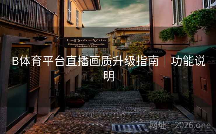 B体育平台直播画质升级指南｜功能说明
