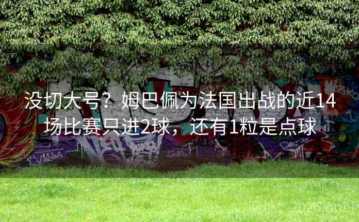 没切大号？姆巴佩为法国出战的近14场比赛只进2球，还有1粒是点球