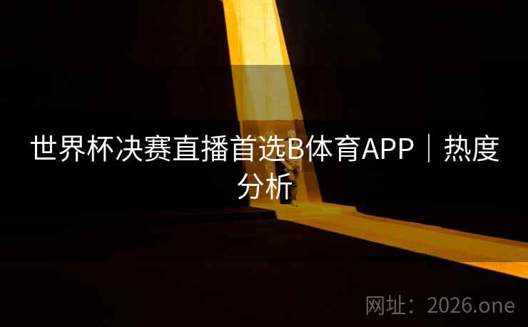 世界杯决赛直播首选B体育APP｜热度分析