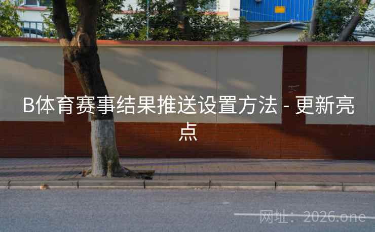 B体育赛事结果推送设置方法 - 更新亮点