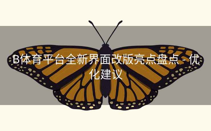 B体育平台全新界面改版亮点盘点 - 优化建议