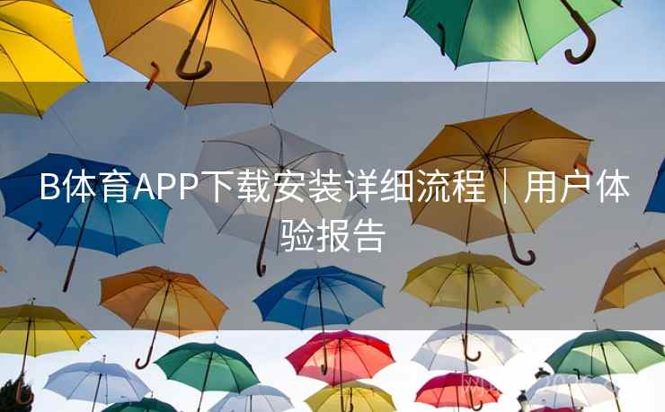 B体育APP下载安装详细流程｜用户体验报告