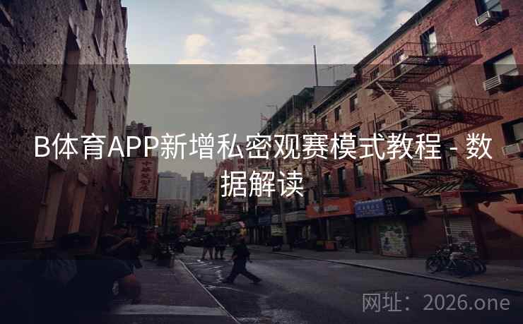 B体育APP新增私密观赛模式教程 - 数据解读